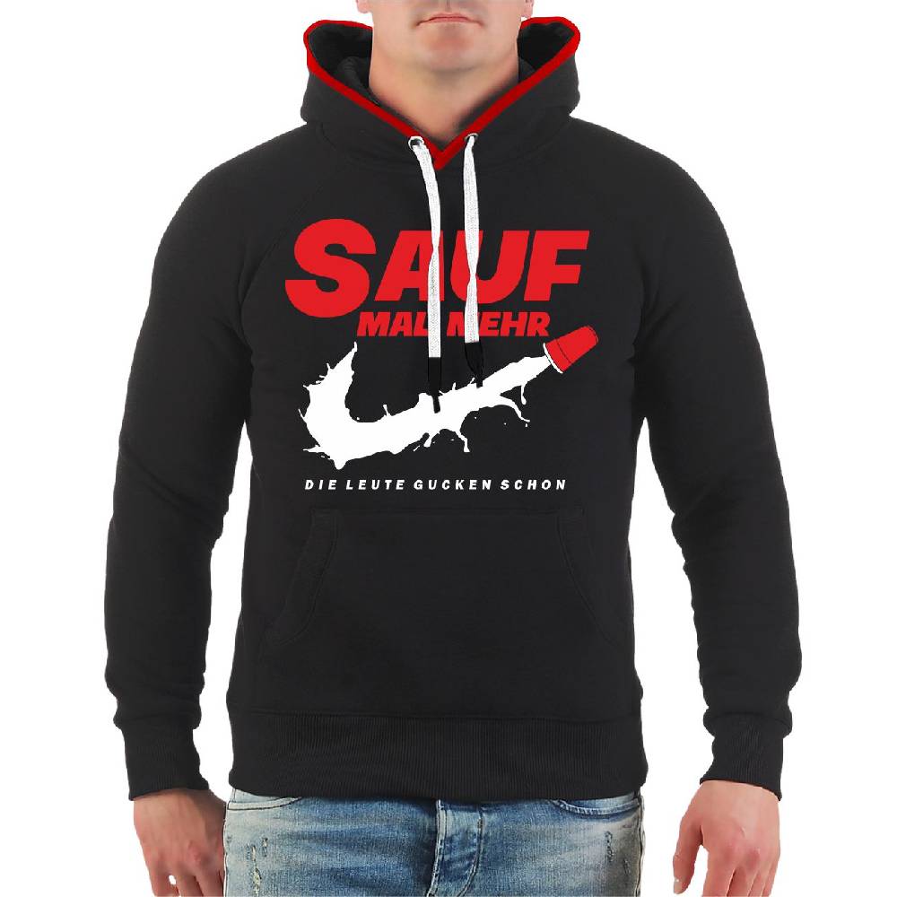 Spass Kostet 3 farbiger Kapuzenpullover Sauf mal mehr die Leute gucken schon