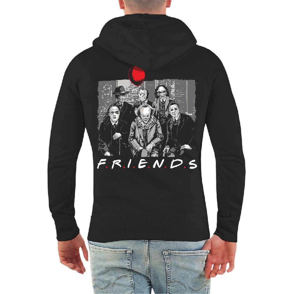 Spass Kostet AMAZON Männer Kapuzenjacke Horror Family