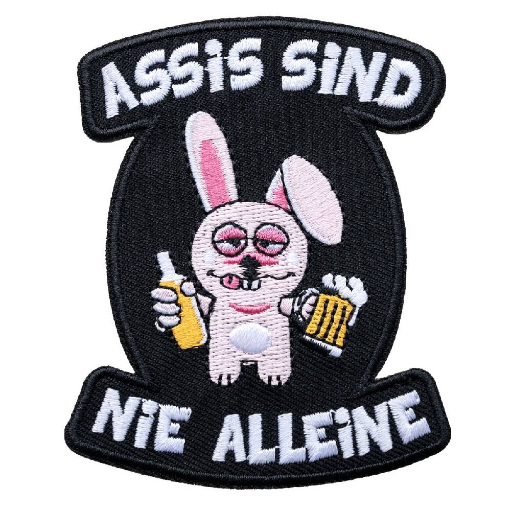 Spass Kostet Aufnäher Aufbügler Assis sind nie alleine