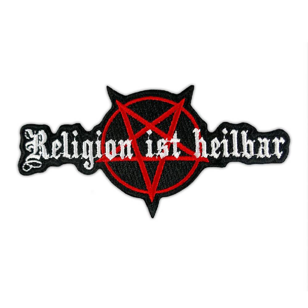 Spass Kostet Aufnäher Aufbügler Religion ist heilbar