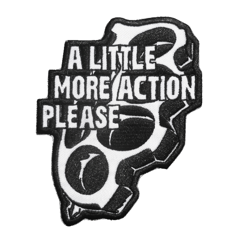 Spass Kostet Aufnäher Aufbügler Schlagring action please