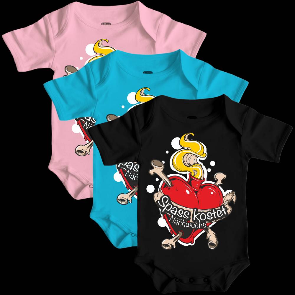 Spass Kostet Baby Body Strampler kurz Spass kostet NACHWUCHS
