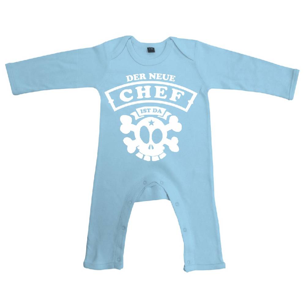 Spass Kostet Baby Body Strampler lang Sprüche Der neue CHEF ist da