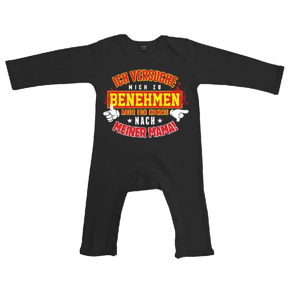 Spass Kostet Baby Body Strampler lang Sprüche Ich komme nach meiner MAMA