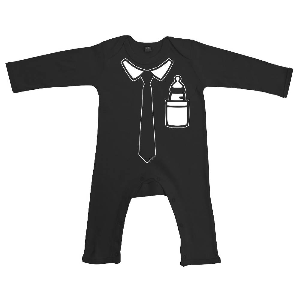 Spass Kostet Baby Body Strampler lang Sprüche Krawatte als Druck