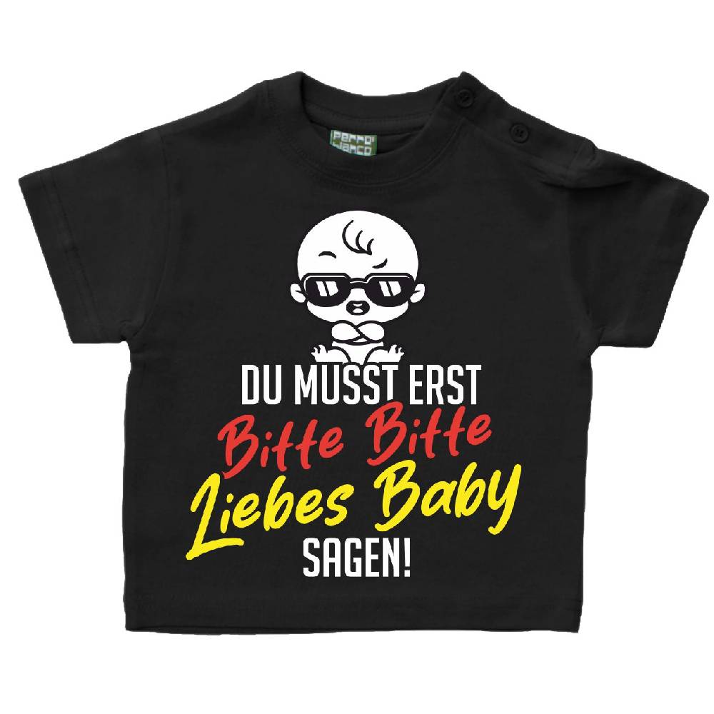 Spass Kostet Baby Kinder T-Shirt BITTE BITTE liebes Baby
