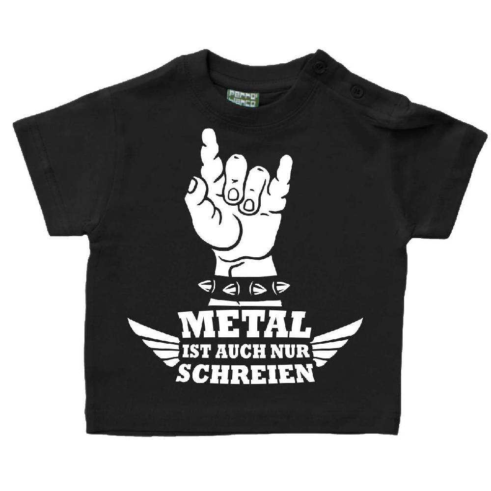 Spass Kostet Baby Kinder T-Shirt Metal ist auch nur schreien