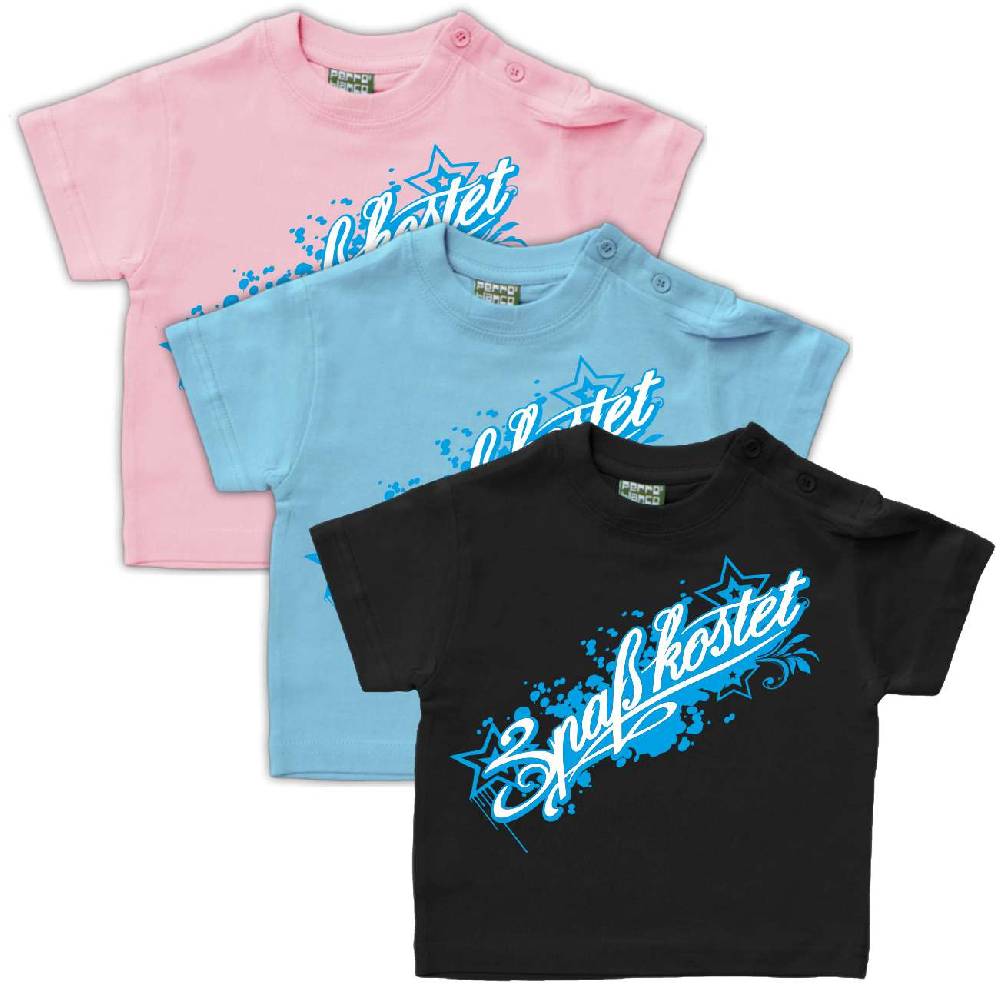 Spass Kostet Baby Kinder T-Shirt Spaß Kostet Blaue Serie