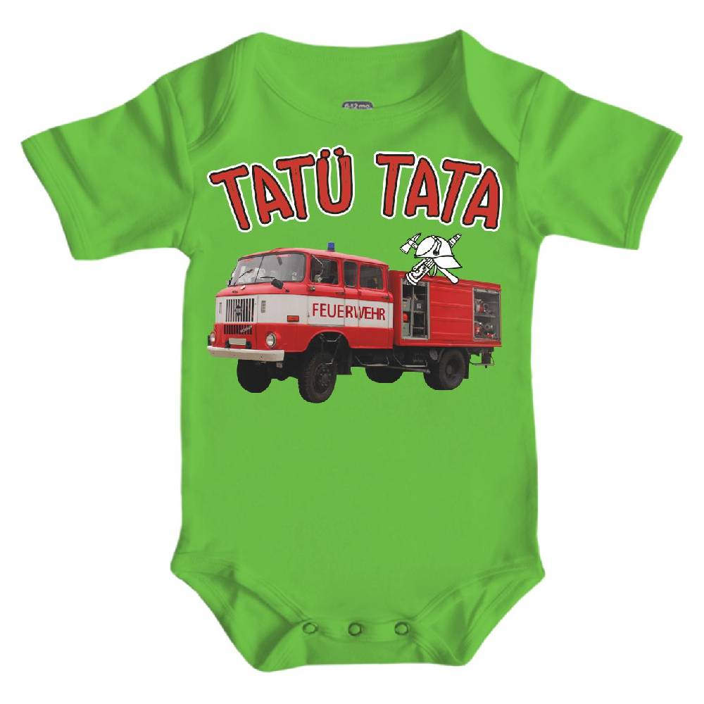 Spass Kostet Baby Strampler kurz Feuerwehr tatü tata