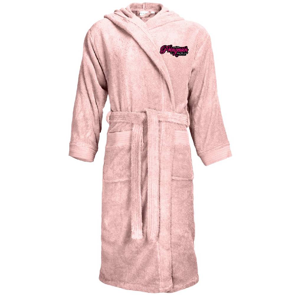 Spass Kostet Bademantel Frottee mit Kapuze und Aufnäher Auch eine Prinzessin haut dir mal eine rein Größe S bis XXXL