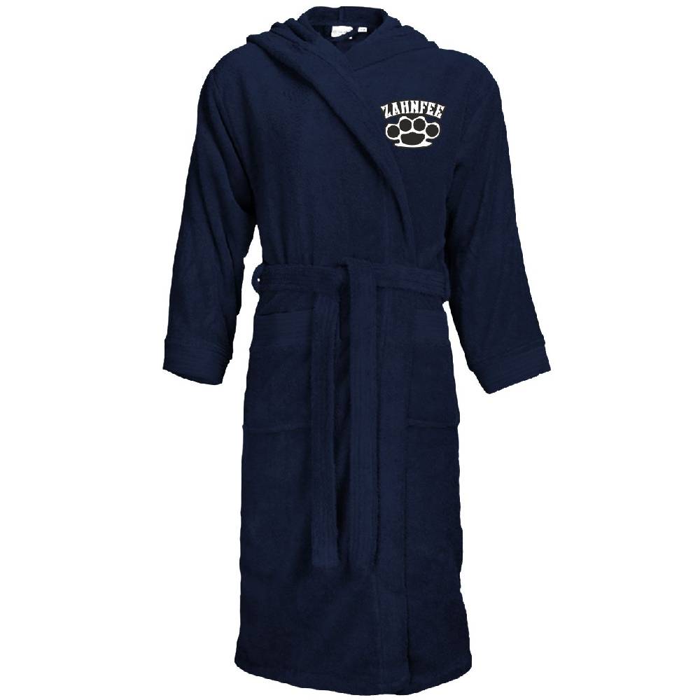 Spass Kostet Bademantel Frottee mit Kapuze und Aufnäher Zahnfee Größe S bis XXXL