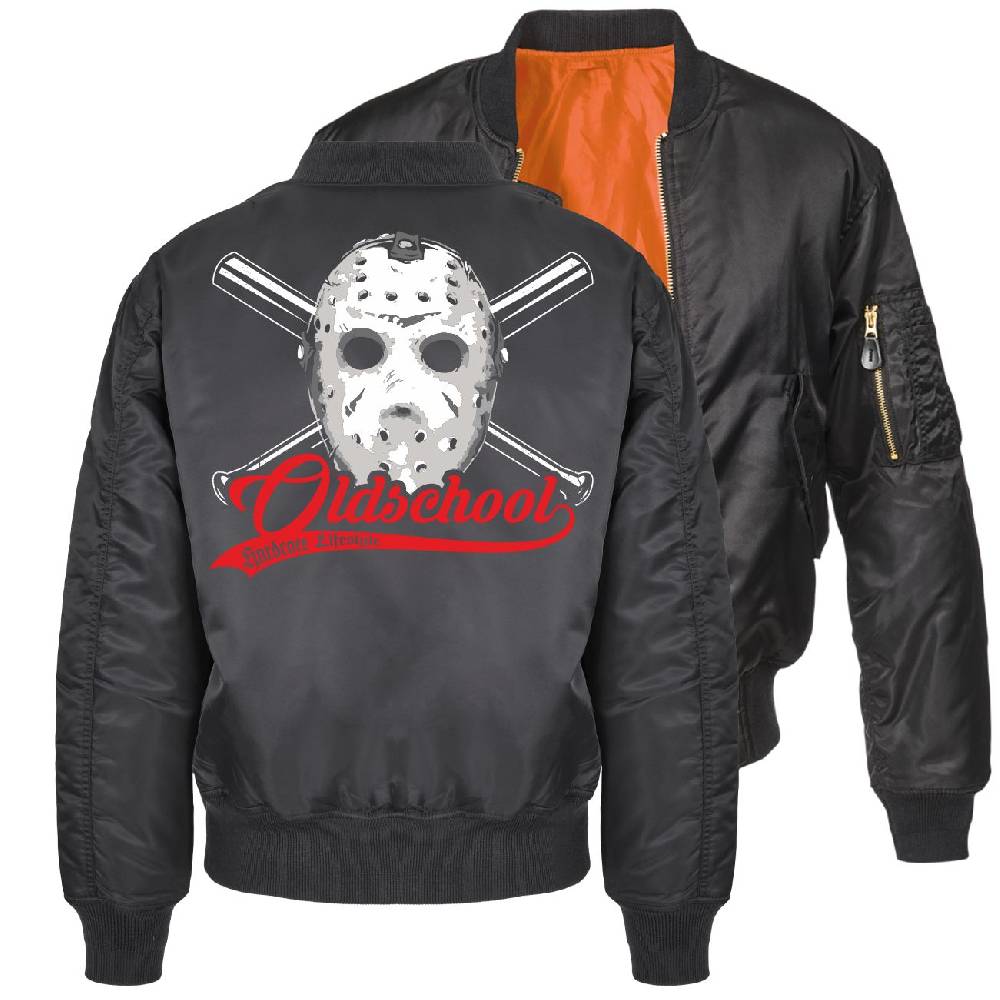 Spass Kostet Bomberjacke Pilotenjacke Oldschool Hardcore Lifestyle Größe S bis 7XL