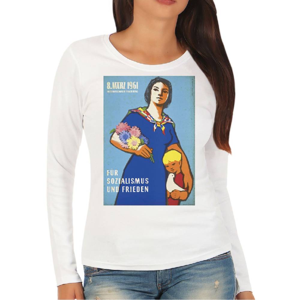 Spass Kostet Damen Langarmshirt Longsleeve 8. März Internationaler Frauentag Für Frieden