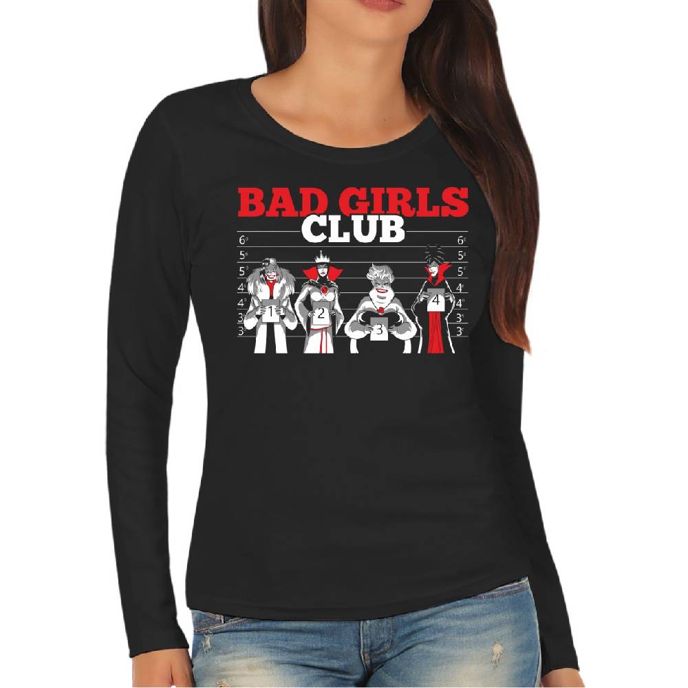 Spass Kostet Damen Langarmshirt Longsleeve Bad Girls Club