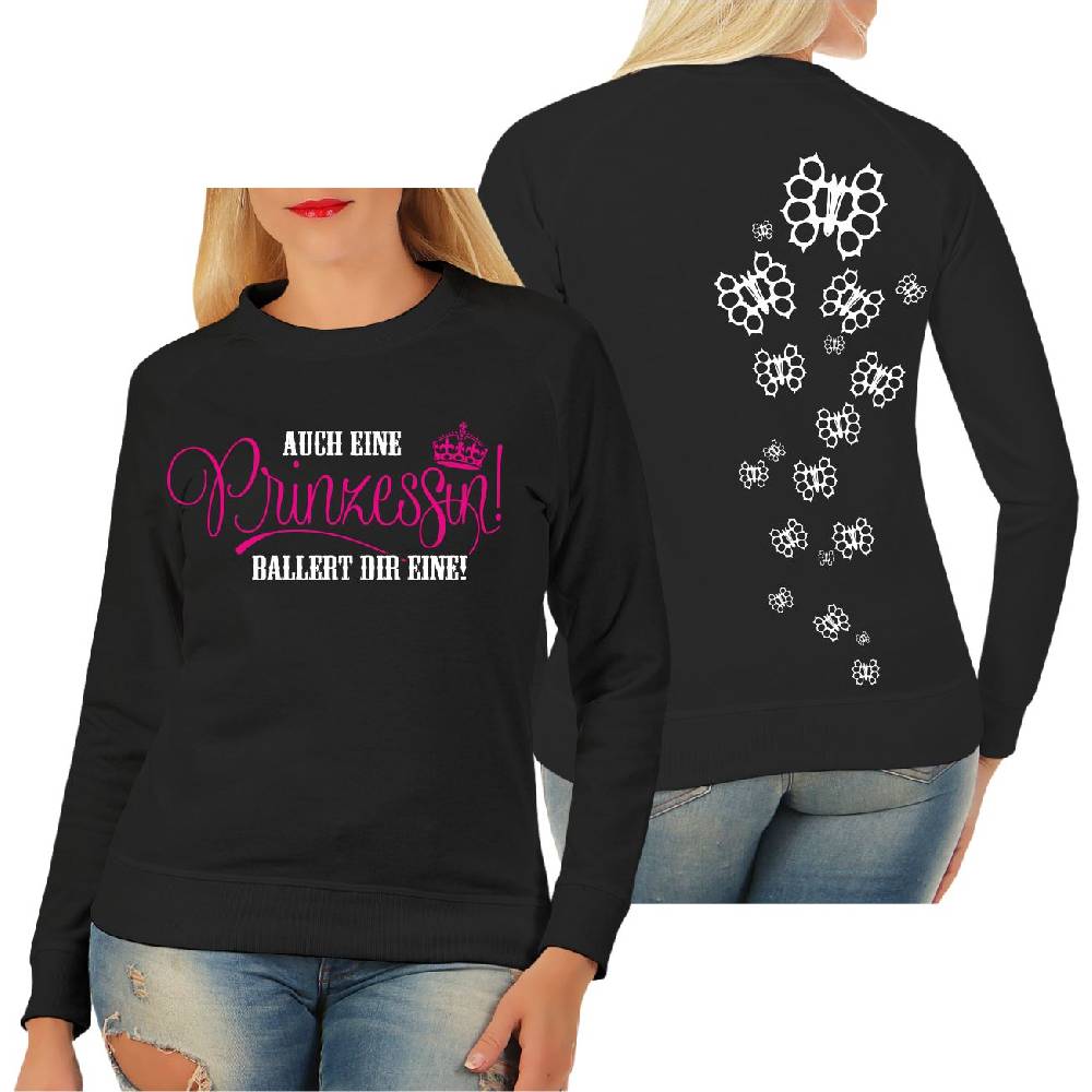Spass Kostet Damen Pullover Sweatshirt Auch Eine Prinzessin Ballert Dir Mal Eine