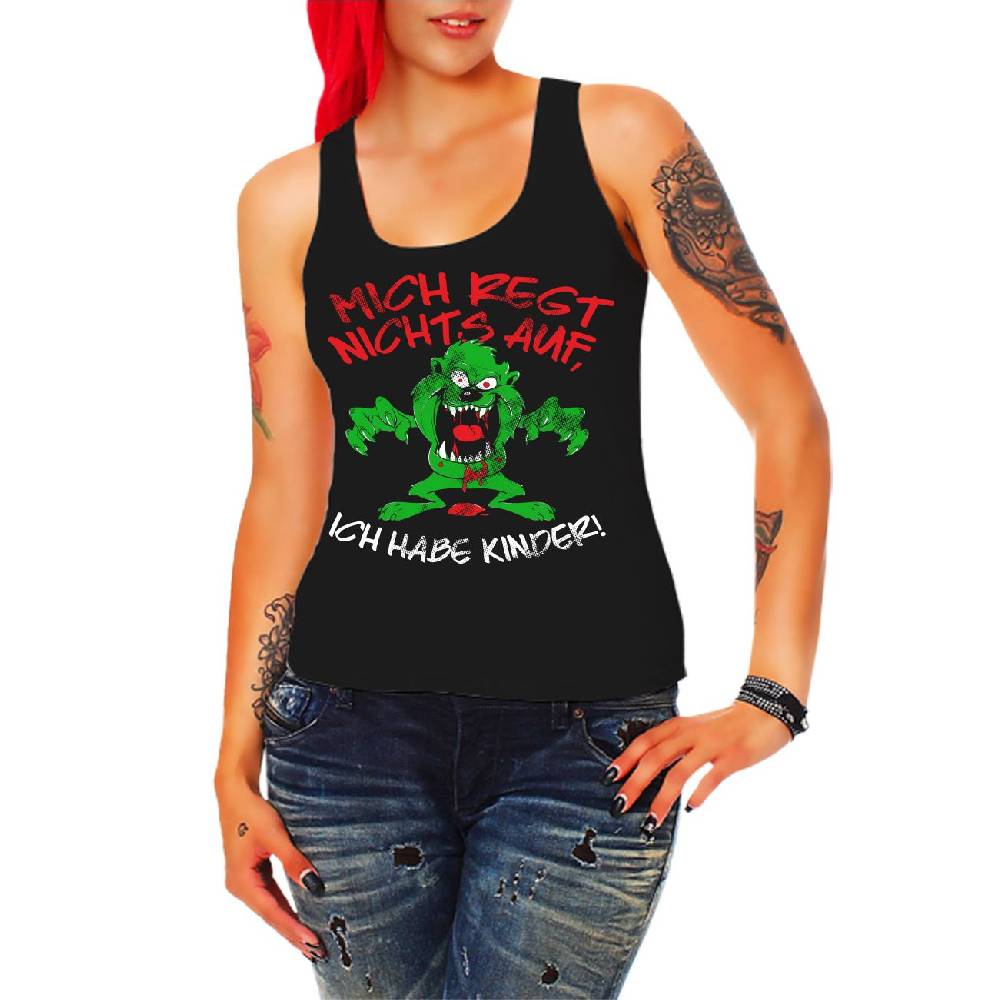 Spass Kostet Damen Tank Top Mich regt nichts auf ICH HABE KINDER