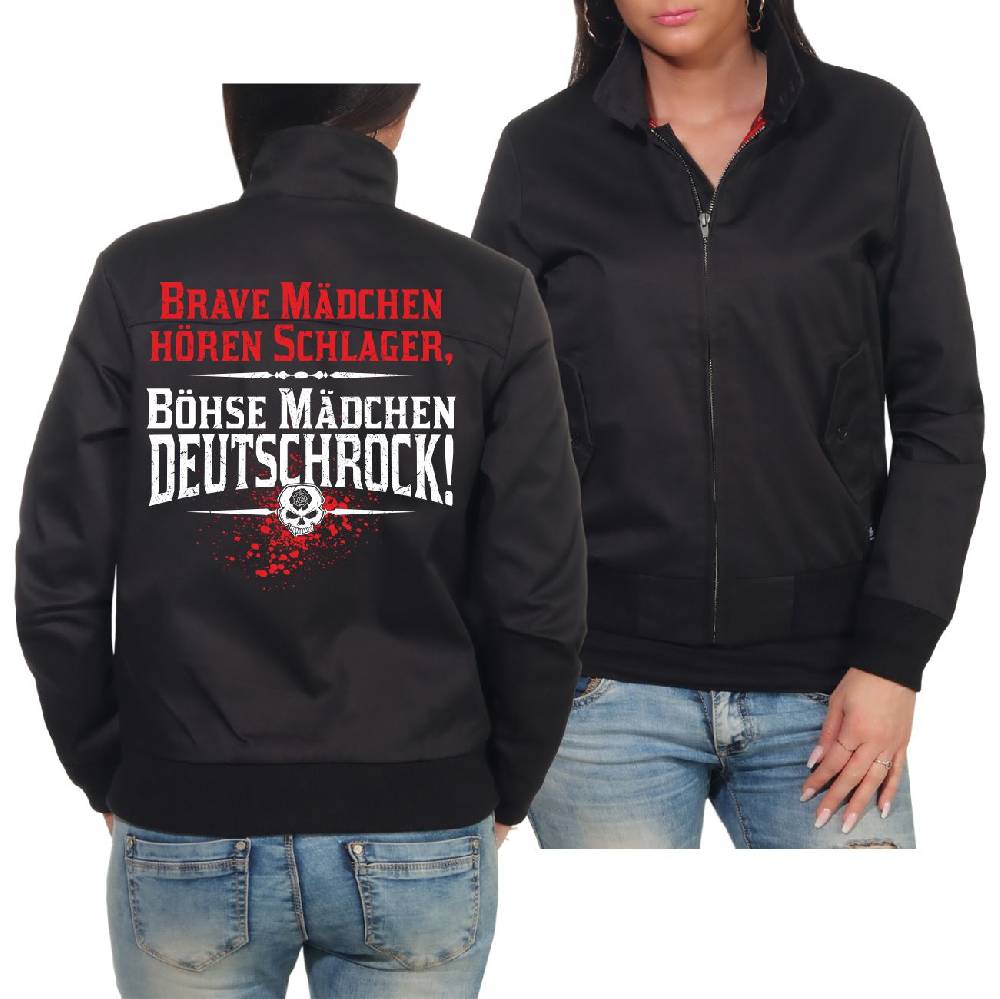 Spass Kostet Frauen Harrington Jacke Brave Mädchen hören Schlager böse Mädchen Deutschrock