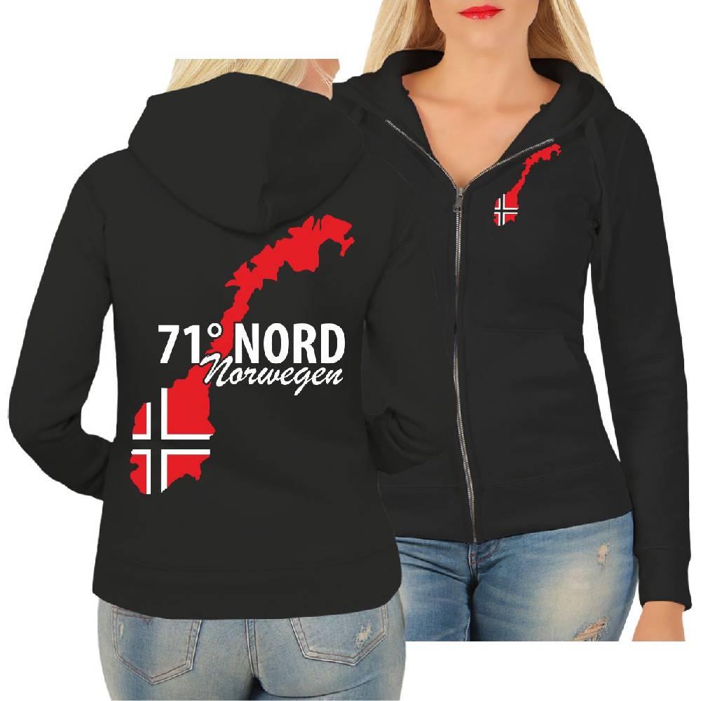 Spass Kostet Frauen Kapujacke 71 Grad Nord NORWEGEN