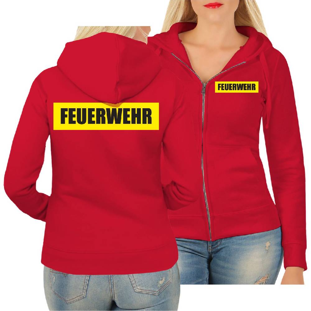 Spass Kostet Frauen Kapujacke Feuerwehr Einsatzkräfte