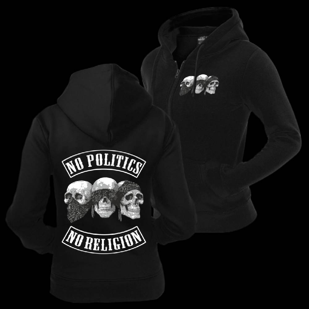 Spass Kostet Frauen Kapujacke No Politics No Religion