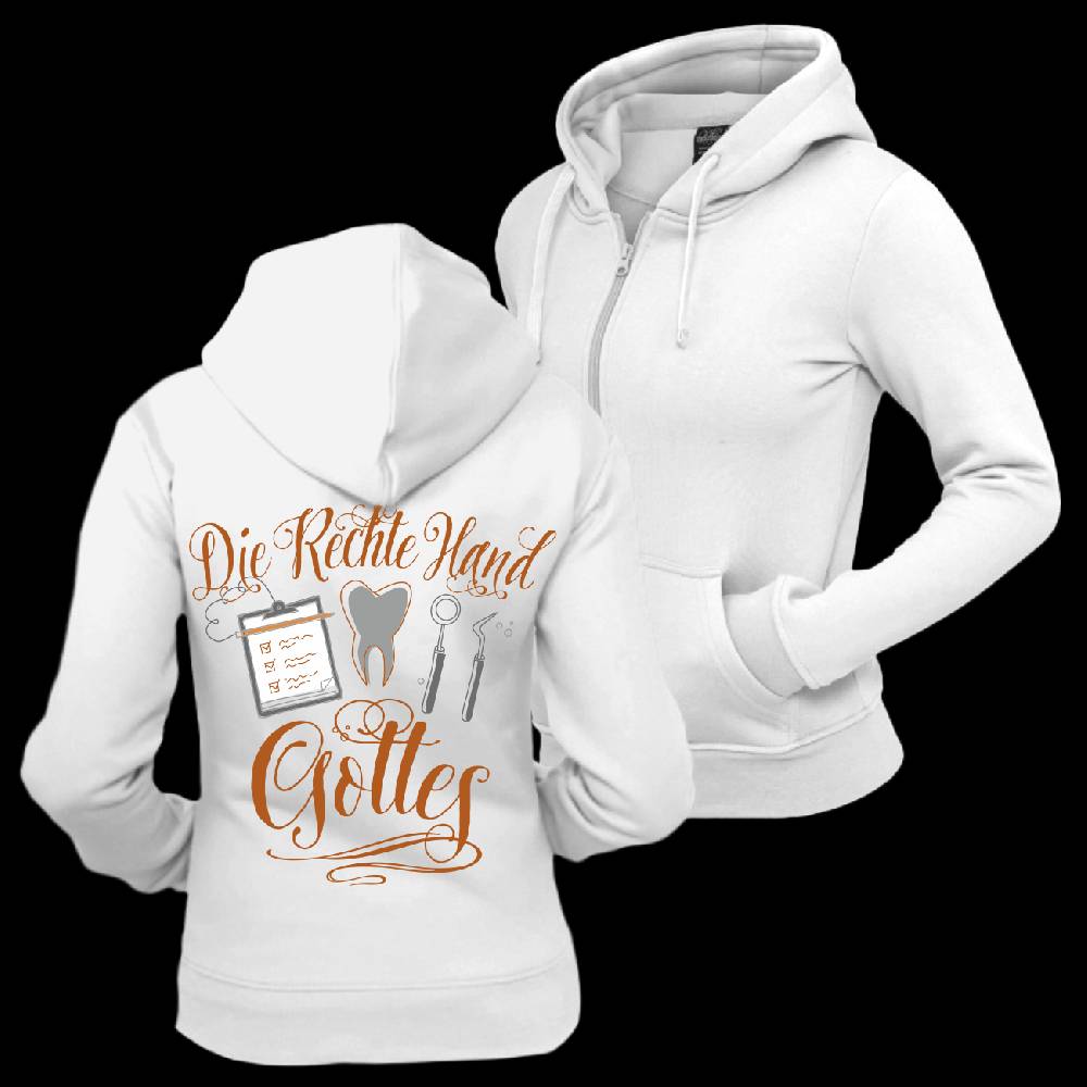 Spass Kostet Frauen Kapujacke Zahnarzthelferin Die rechte Hand Gottes