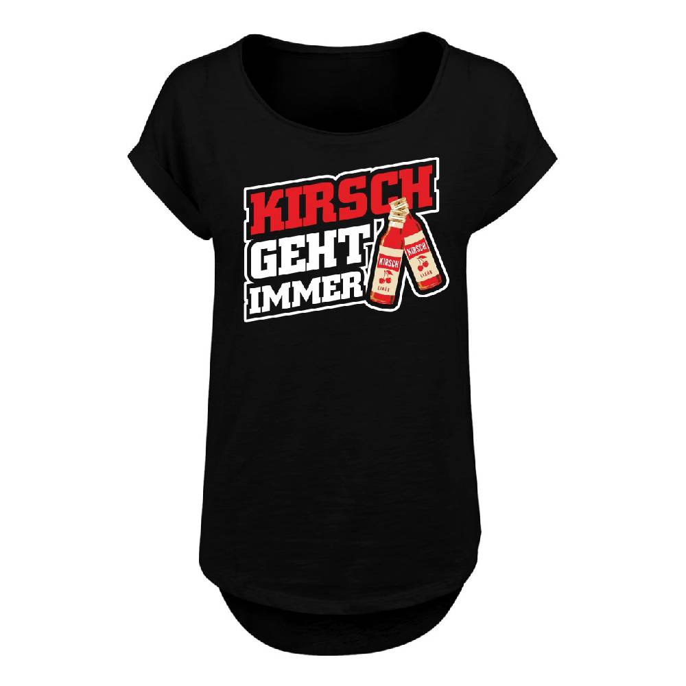 Spass Kostet Frauen Long Slub T-Shirt Kirsch geht immer