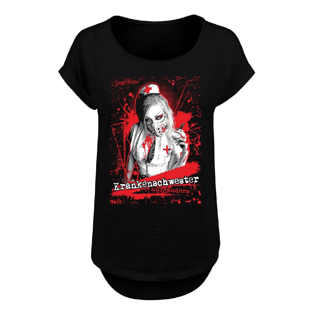 Spass Kostet Frauen Long Slub T-Shirt Krankenschwester NUR ANDERS