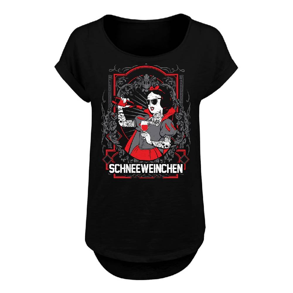 Spass Kostet Frauen Long Slub T-Shirt Schneeweinchen