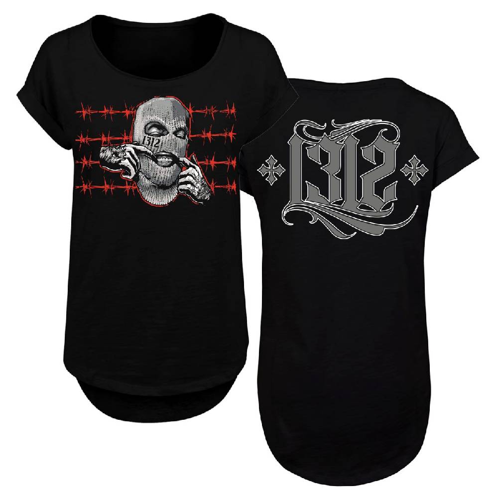 Spass Kostet Frauen Long Slub T-Shirt Sturmhauben Lächeln