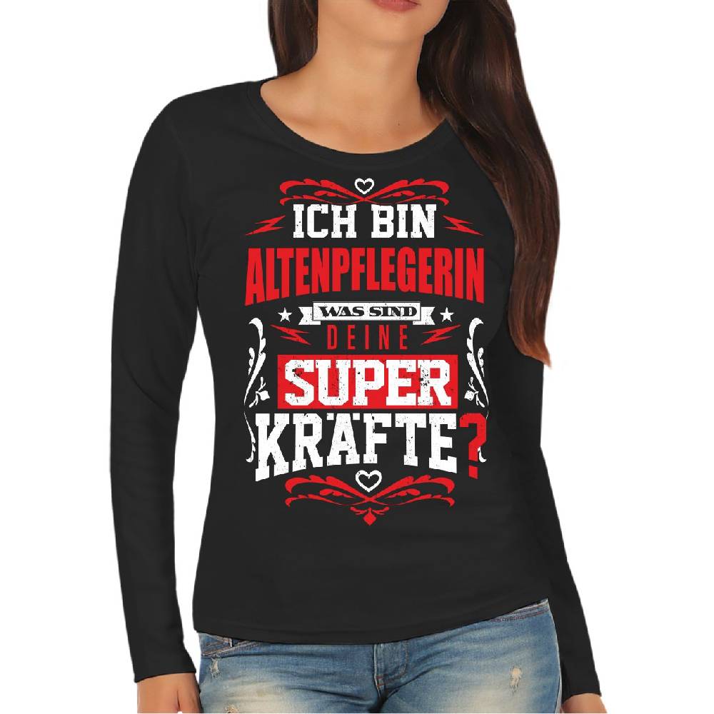 Spass Kostet Frauen Longsleeve Altenpflegerin Motive Sprüche