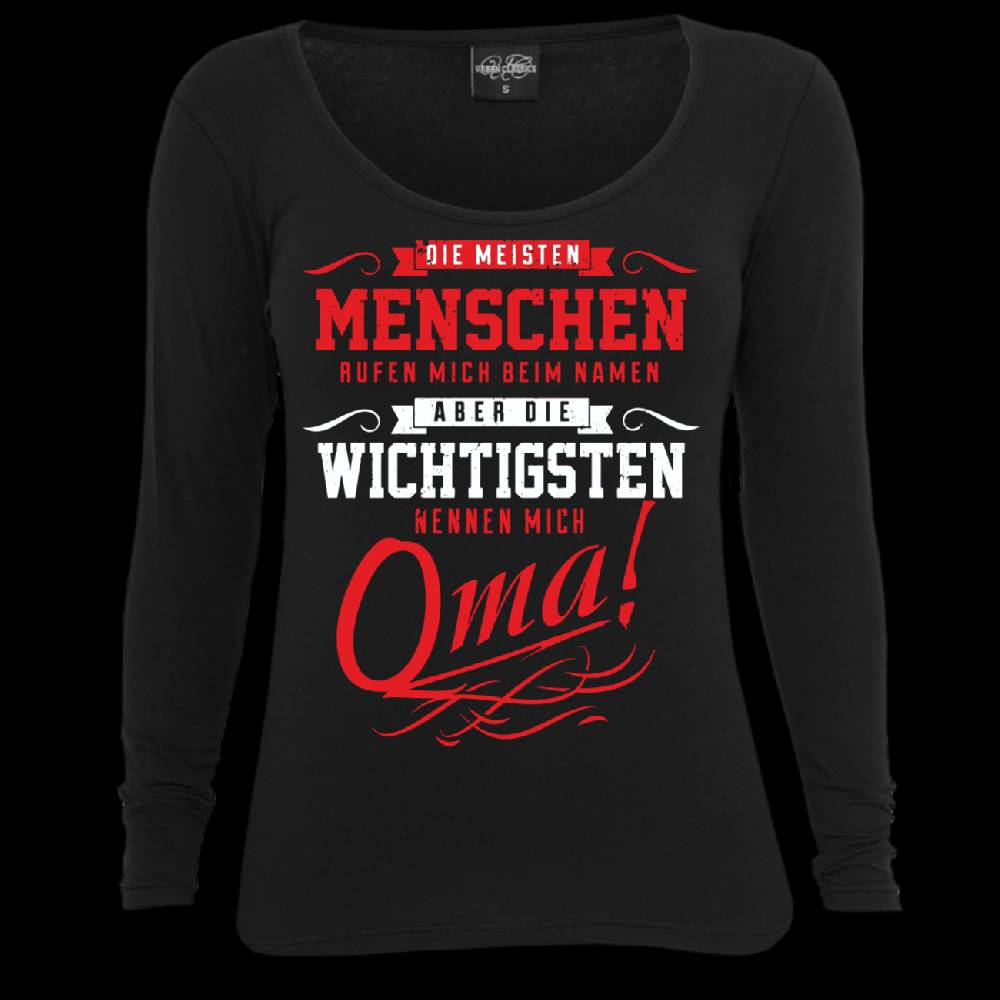 Spass Kostet Frauen Longsleeve Die wichtigsten nennen mich OMA