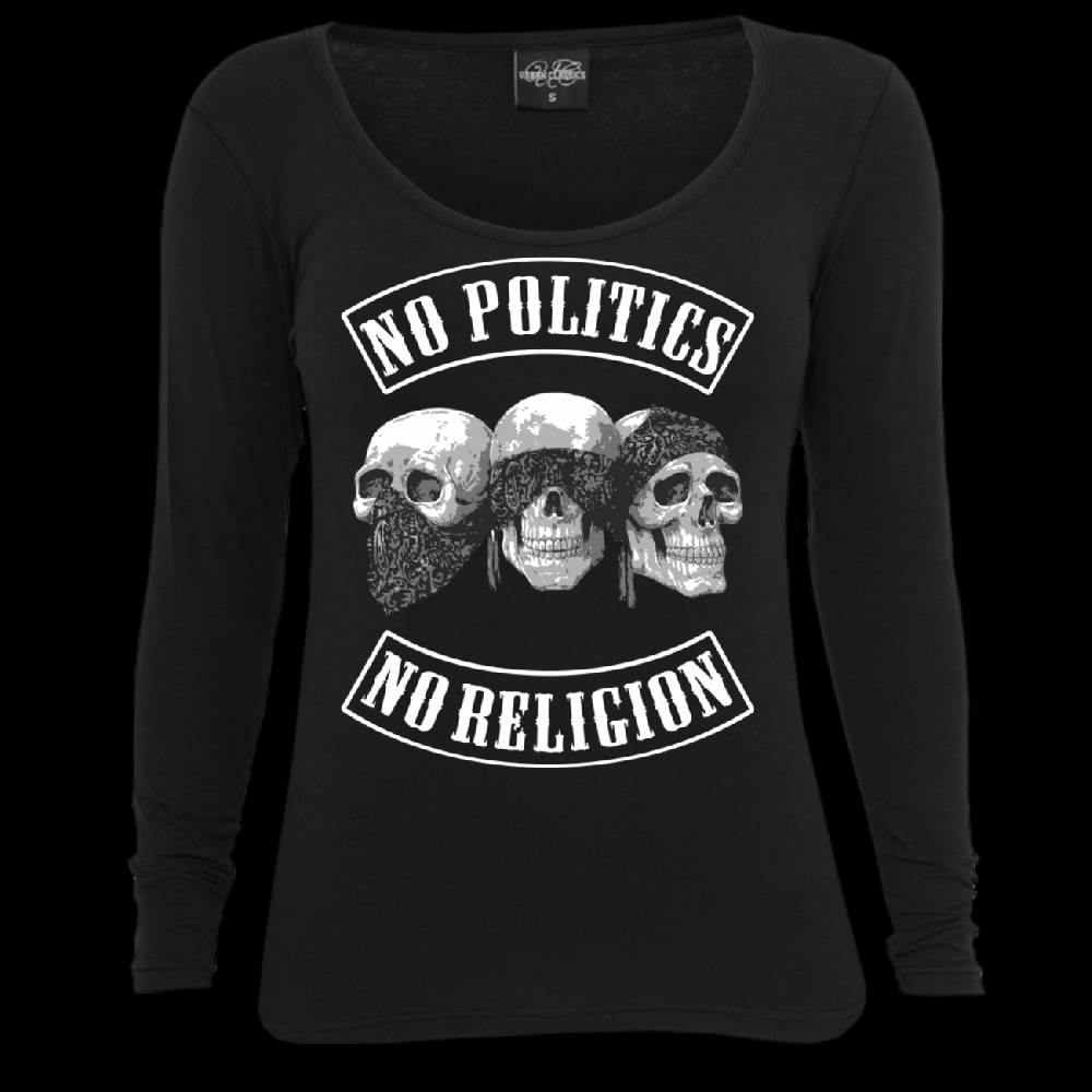 Spass Kostet Frauen Longsleeve No Politics No Religion