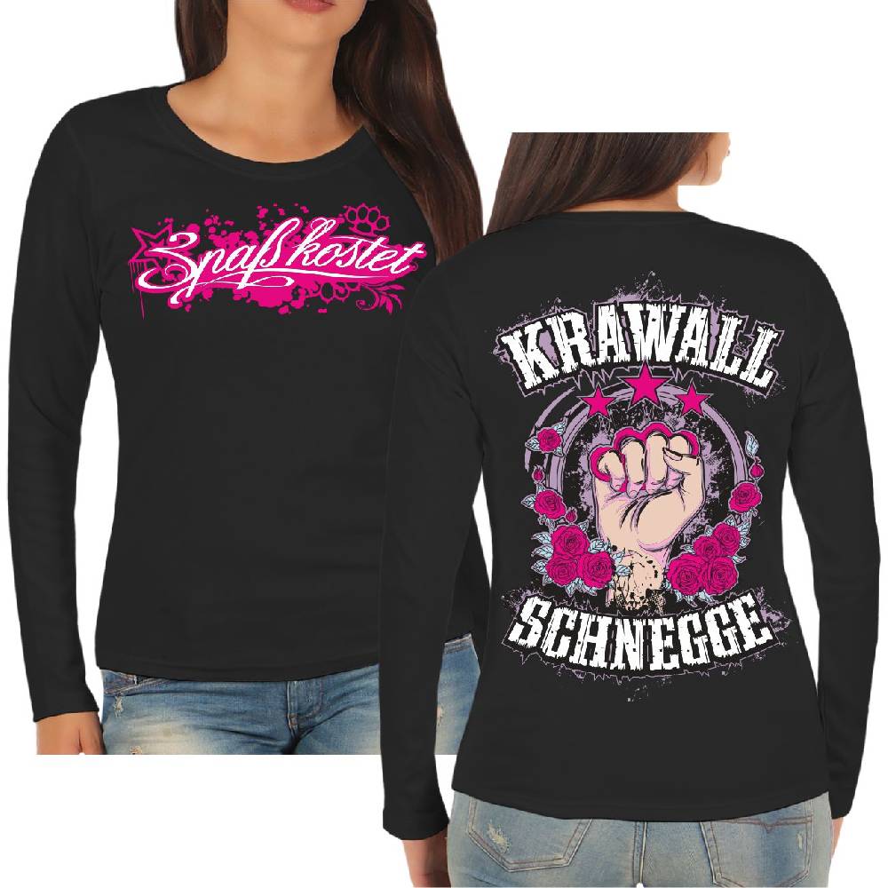 Spass Kostet Frauen Longsleeve Spaß kostet Krawallschnegge