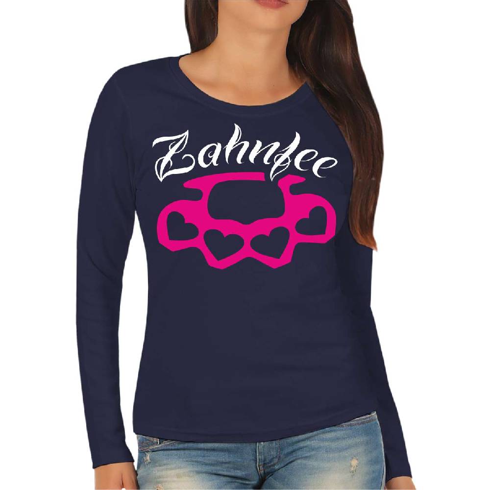 Spass Kostet Frauen Longsleeve Zahnfee PINK Schlagring