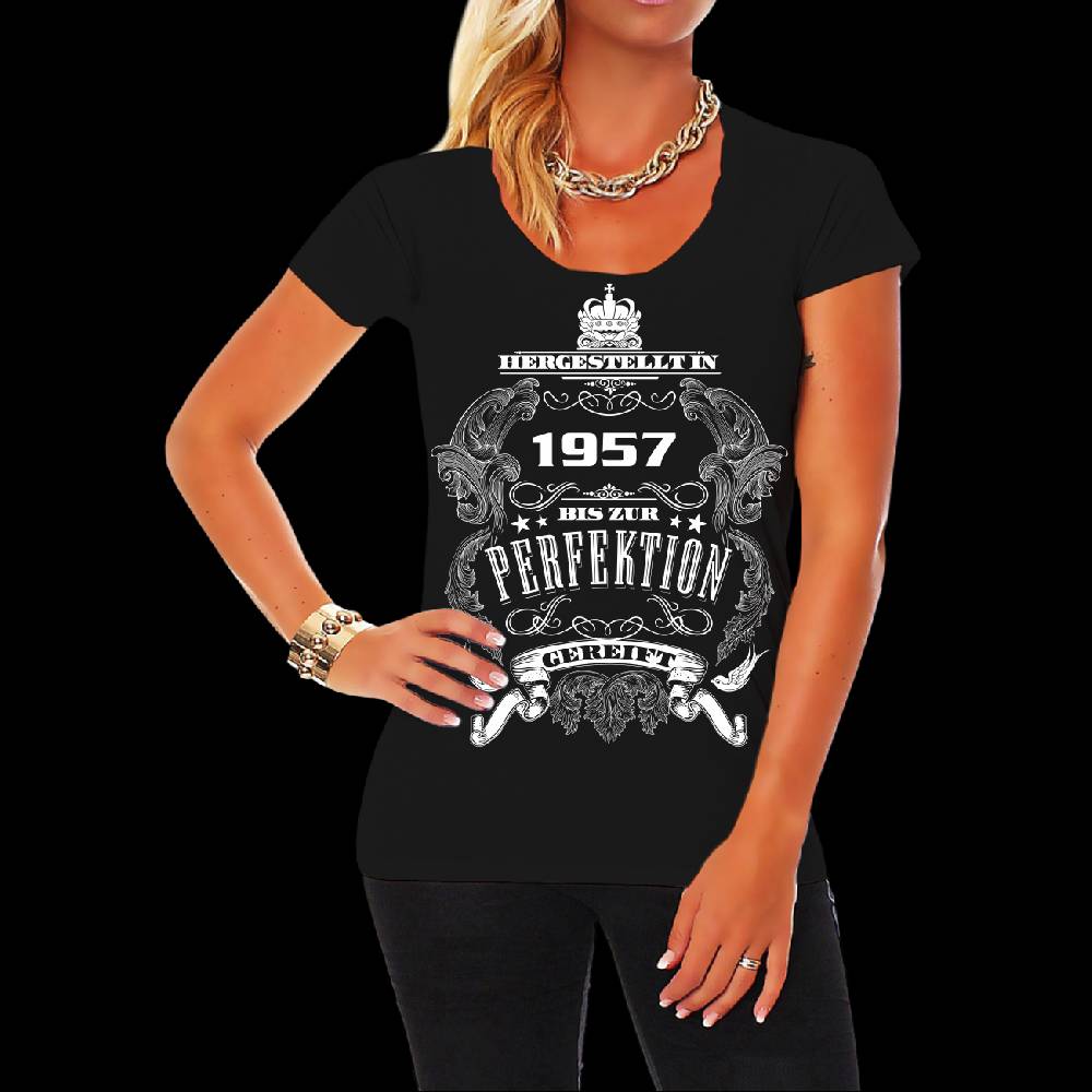 Spass Kostet Frauen Shirt Bis zur Perfektion gereift 1957