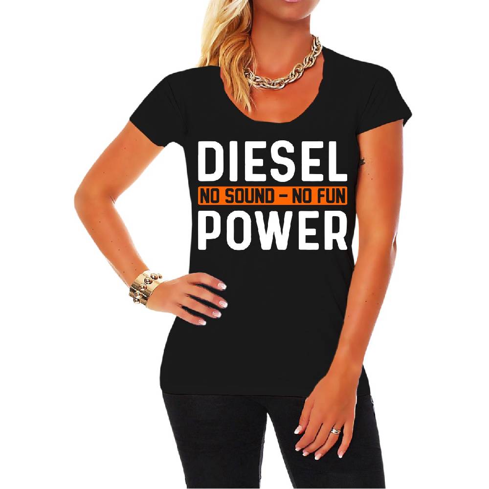 Spass Kostet Frauen Shirt Diesel Power No Sound No Fun