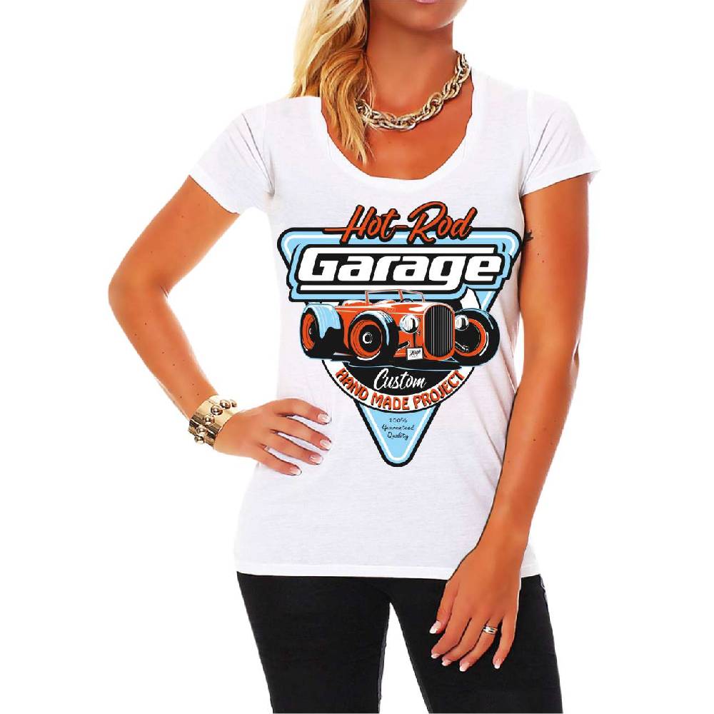 Spass Kostet Frauen Shirt Hot rod Garage Handmade Custom