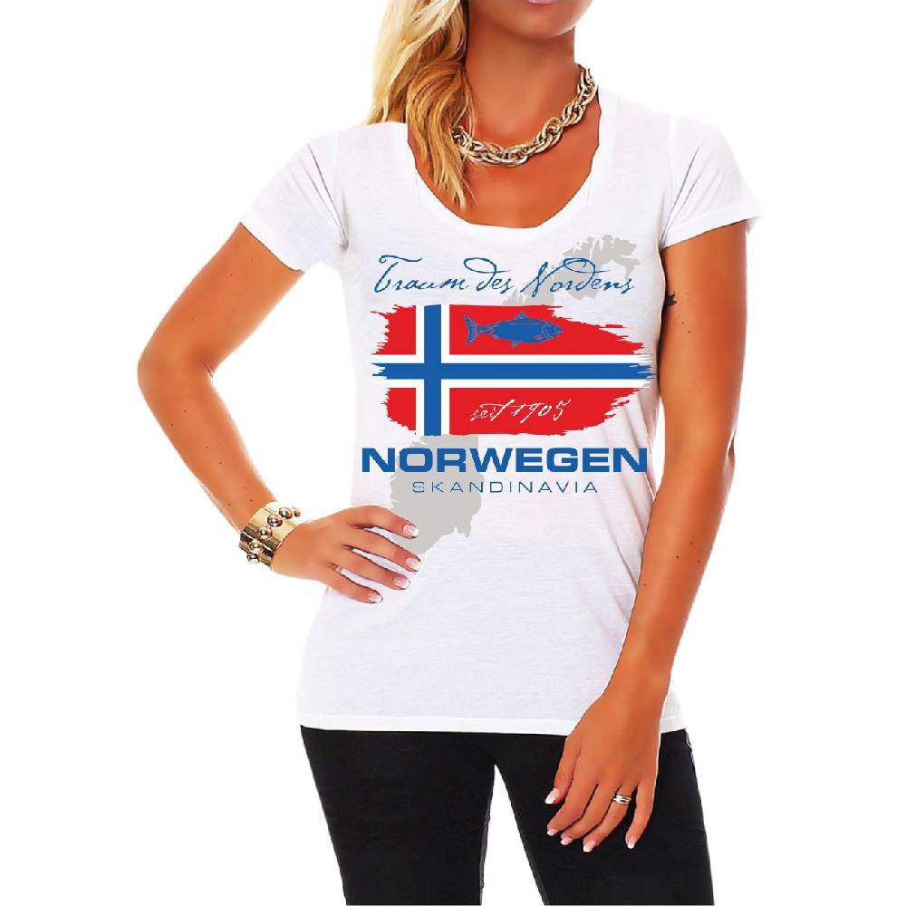 Spass Kostet Frauen Shirt Norwegen Traum des Nordens