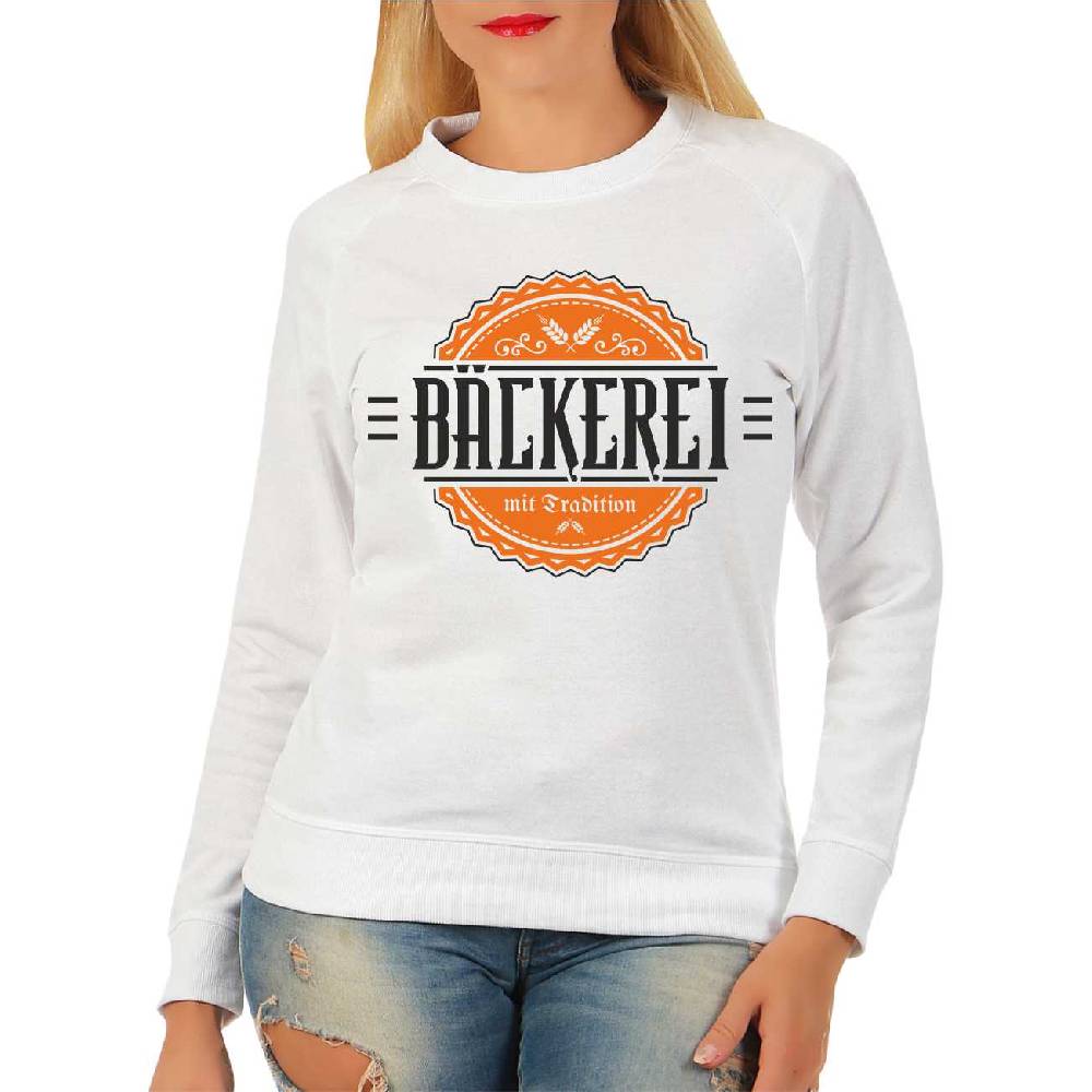 Spass Kostet Frauen Sweatshirt Bäckerei mit Tradition