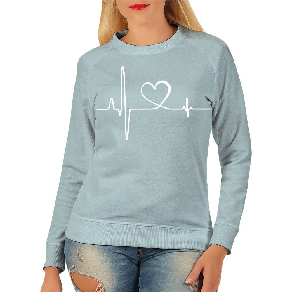 Spass Kostet Frauen Sweatshirt Herzschlag Liebe & Hoffnung