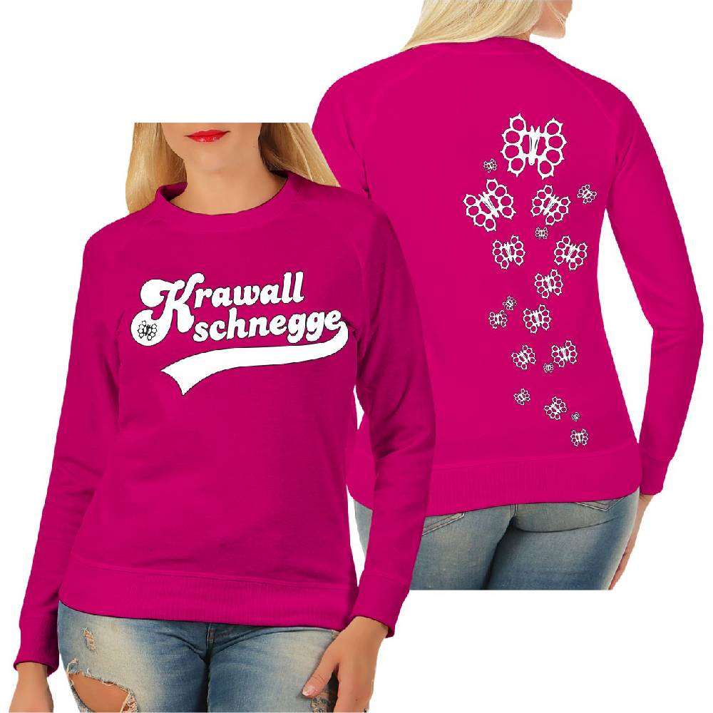 Spass Kostet Frauen Sweatshirt Krawallschnegge Butterfly