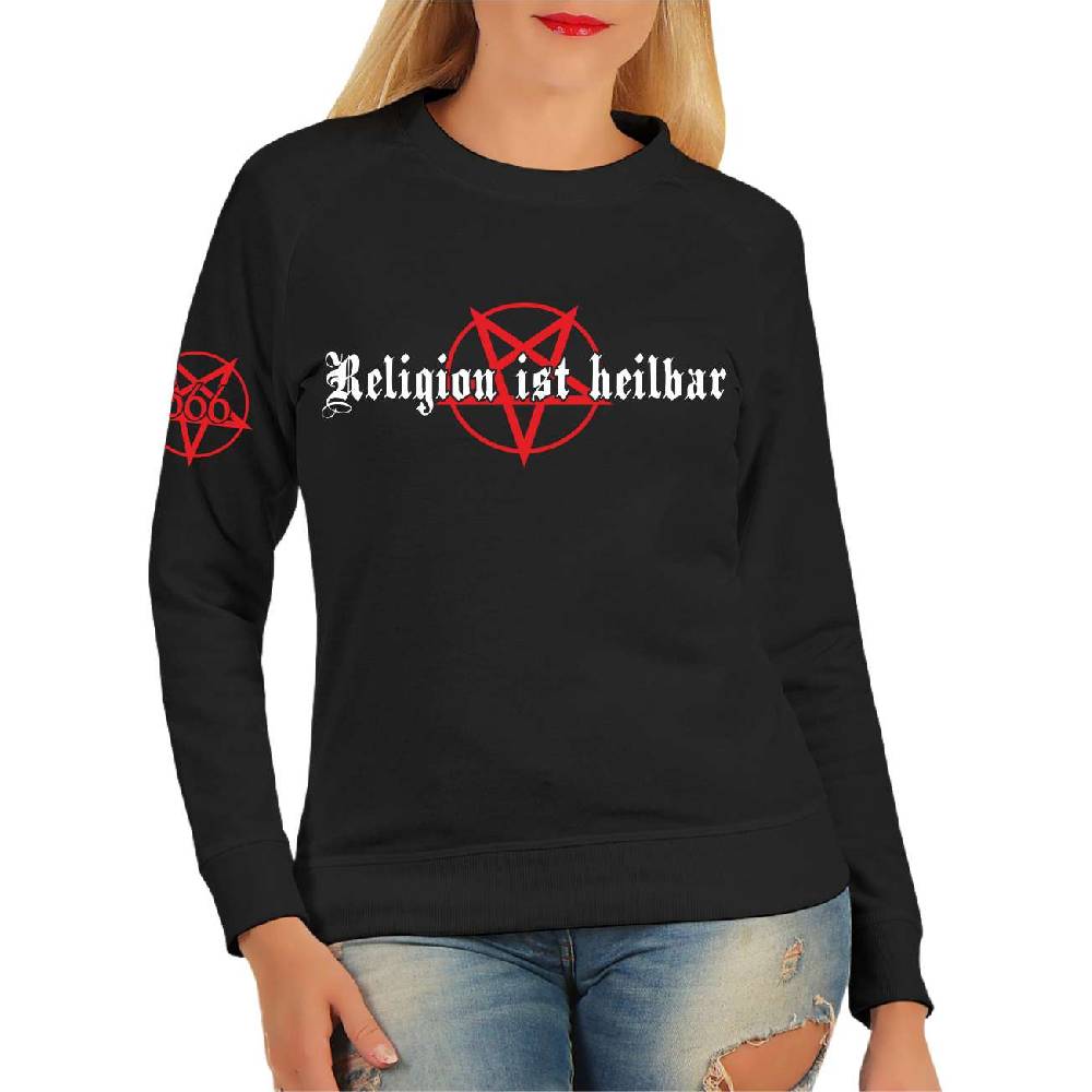 Spass Kostet Frauen Sweatshirt Religion ist heilbar