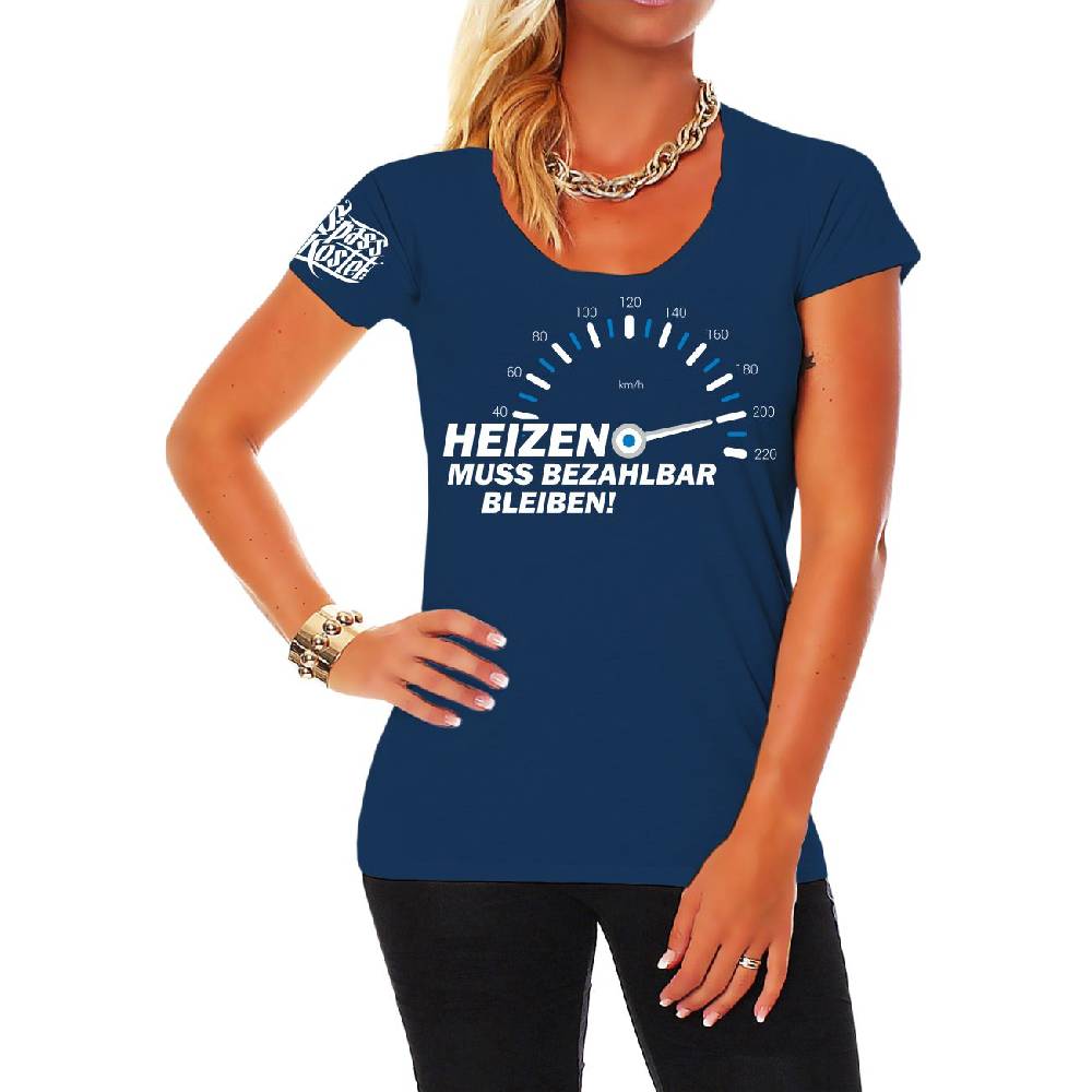 Spass Kostet Frauen T-Shirt Heizen muss bezahlbar bleiben