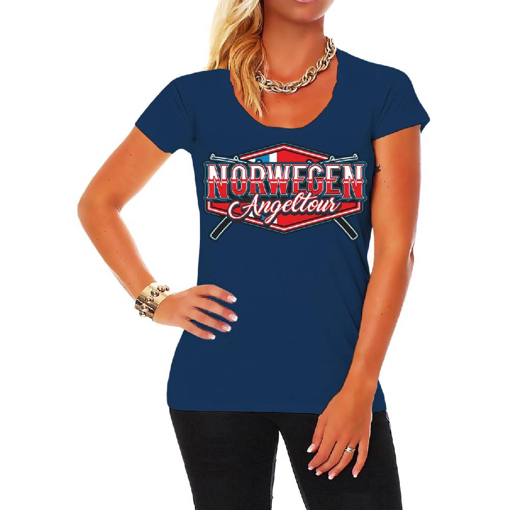 Spass Kostet Frauen T-Shirt Norwegen Angeltour 2024