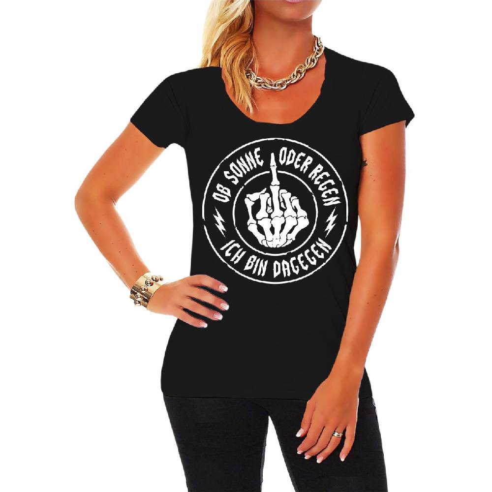 Spass Kostet Frauen T-Shirt Ob Sonne oder Regen WIR SIND DAGEGEN