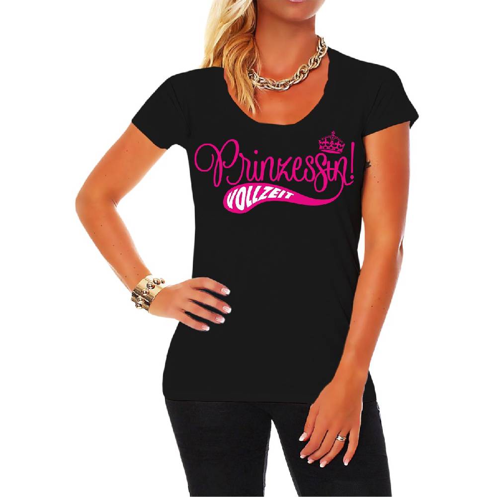Spass Kostet Frauen T-Shirt Prinzessin VOLLZEIT Pink