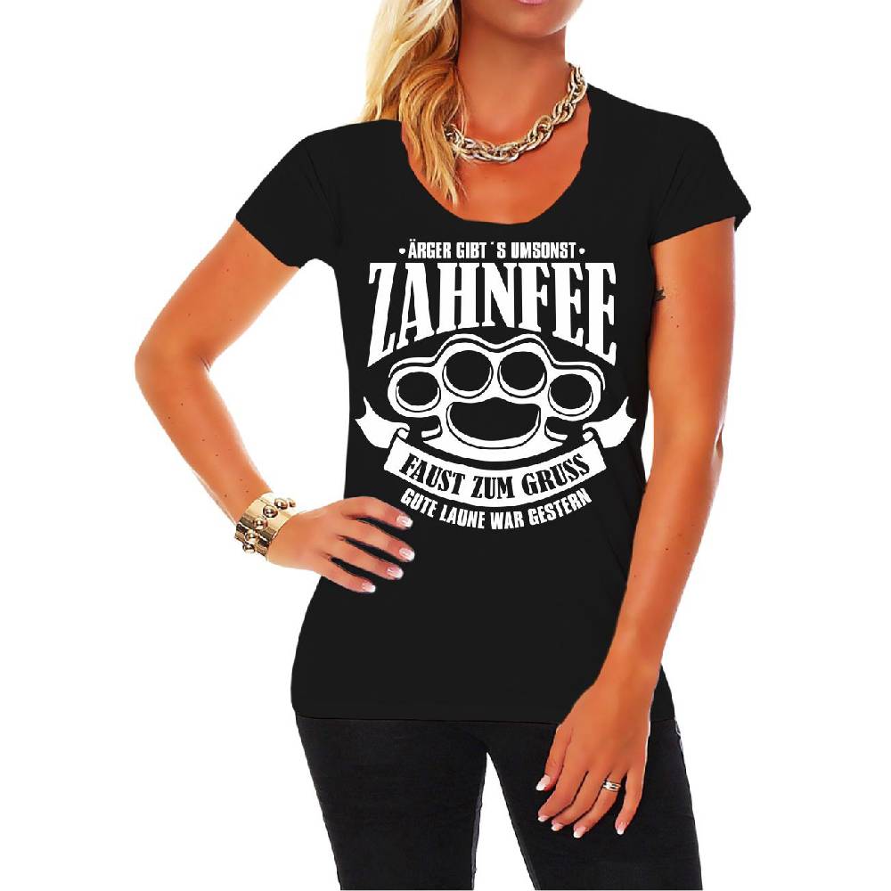 Spass Kostet Frauen T-Shirt Zahnfee - Faust zum Gruss