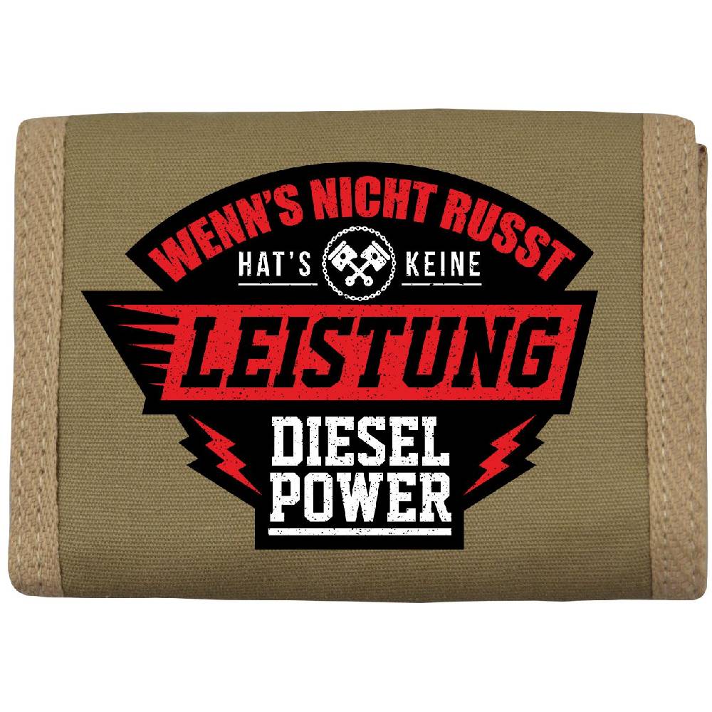 Spass Kostet Geldbörse Mit Aufnäher Wenn's Nicht Russt Hat's Keine Leistung