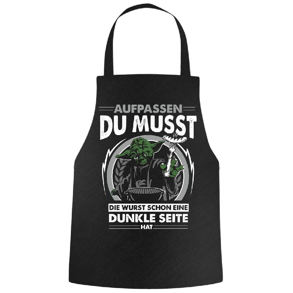 Spass Kostet Grillschürze Sprüche Grillen Motiv Die Wurst schon eine dunkle Seite hat