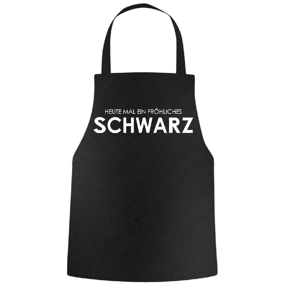 Spass Kostet Grillschürze Sprüche Heute mal ein fröhliches Schwarz